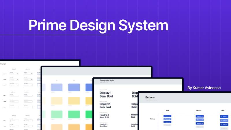 Prime Design system figma ui kit