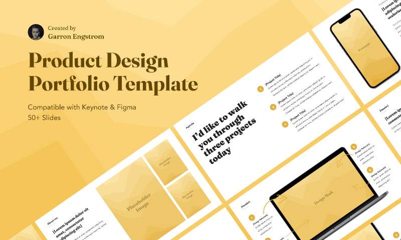 Product Design Portfolio Figma Template
