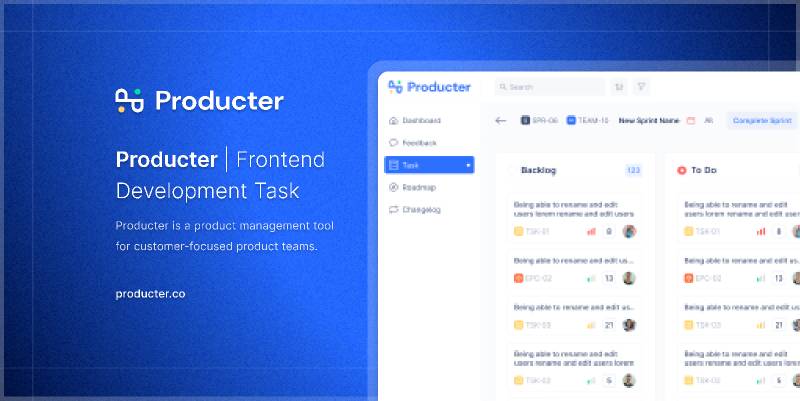 Producter Frontend Development - Task Figma Ui Kit