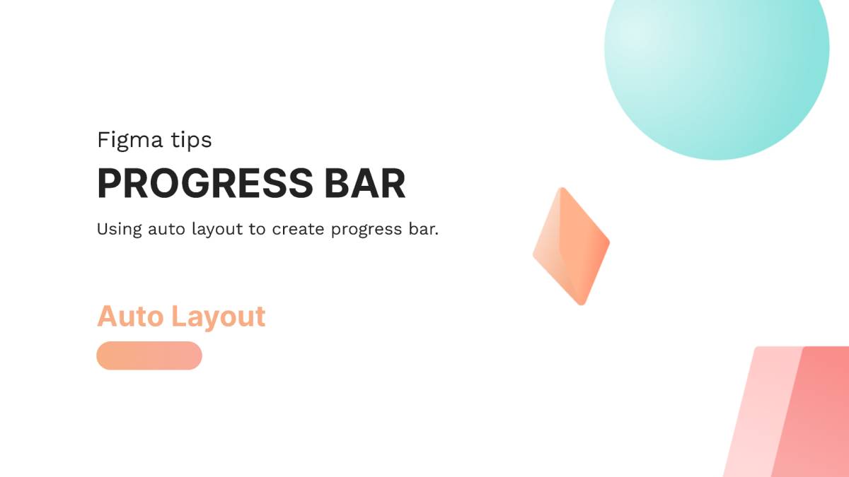 Progress bar with auto layout mask Figma Template