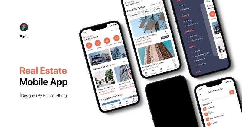 Project Real Estate Figma Mobile App Template