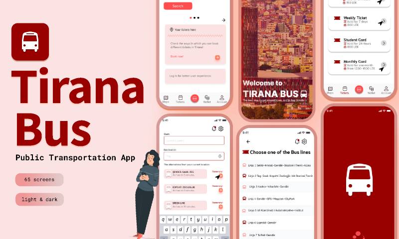 Public Transportation App Tirana