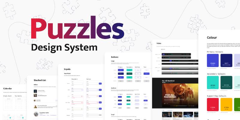 Puzzles Design System Figma Template