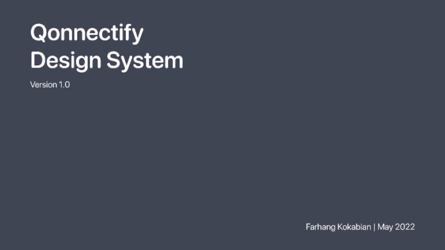 Qonnectify Design System Figma Template