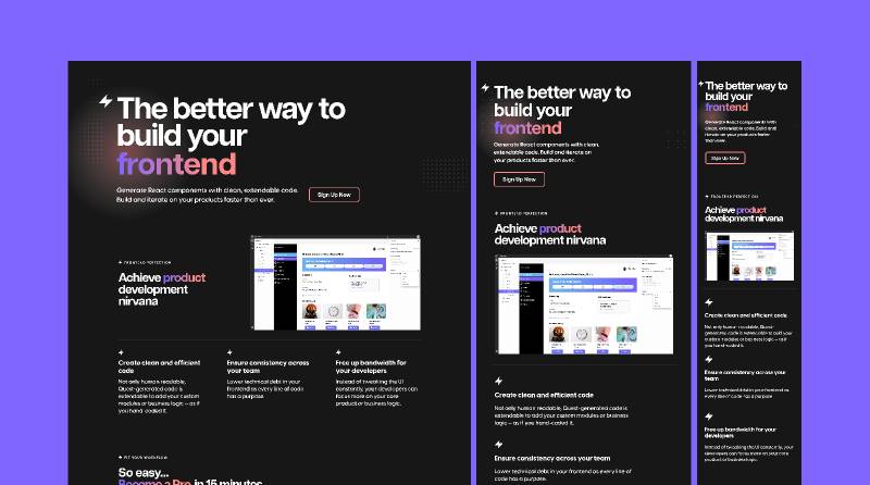 Quest Website 2022 Figma Template