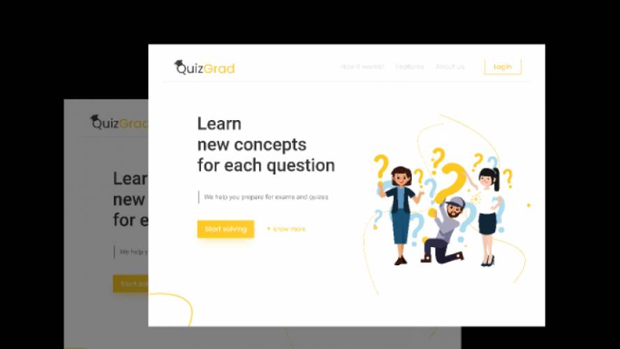 QuizGrad Web App Figma Template
