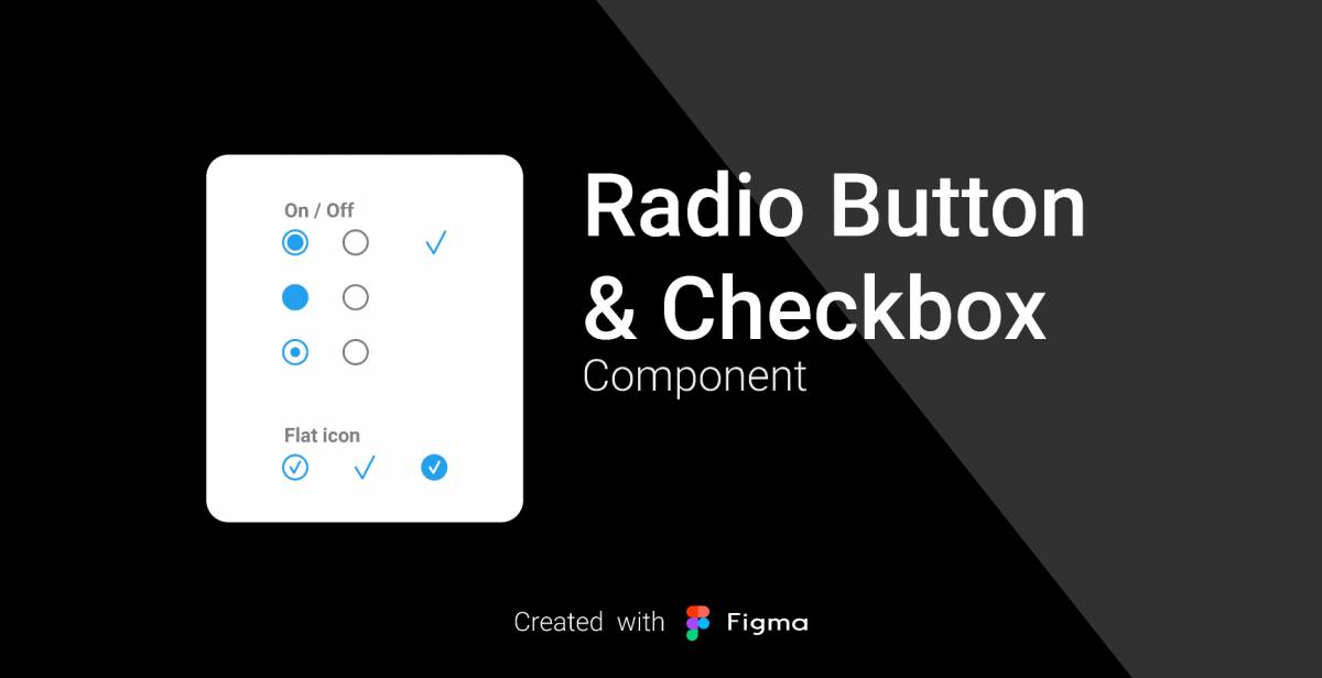 Radio Button & CheckBox Figma Template