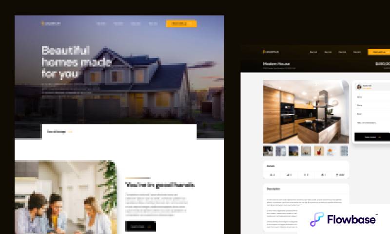 Real Estate Figma Website Template