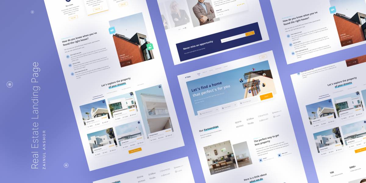 Real Estate Landing Page (Figma Template)