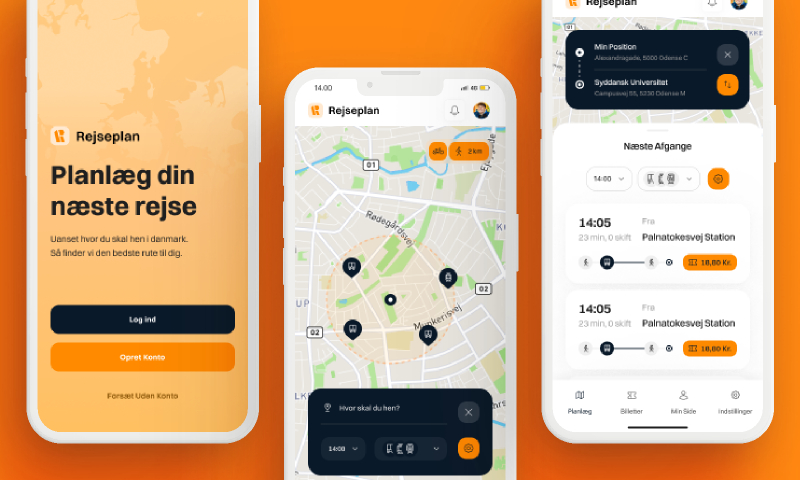 Rejseplan - App Redesign Figma Template