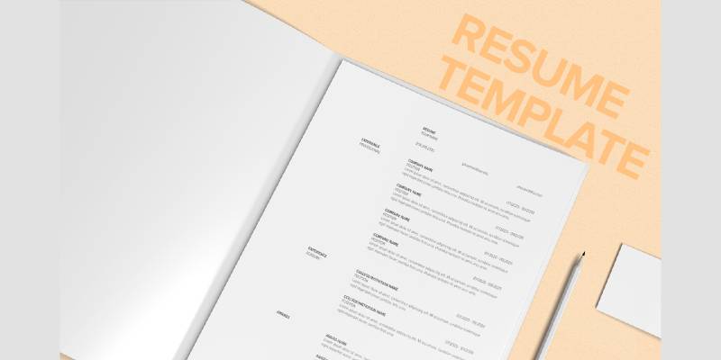 Resume CV figma free