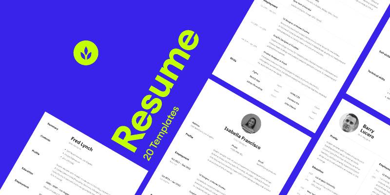 Resume Templates Figma