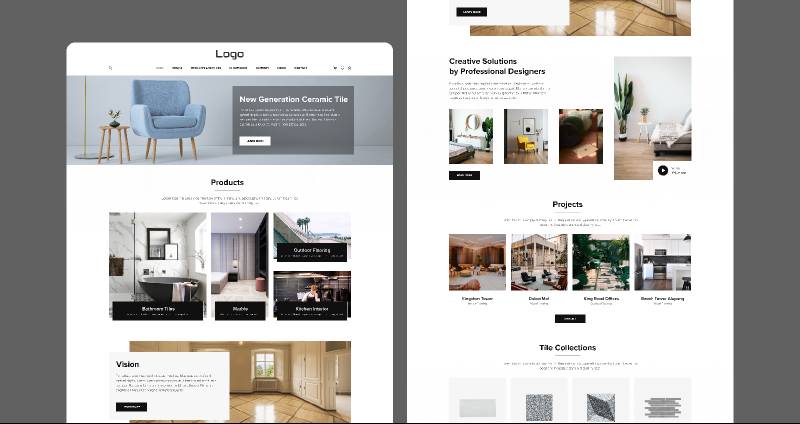 Retail E-Commerce Website Design Figma Template