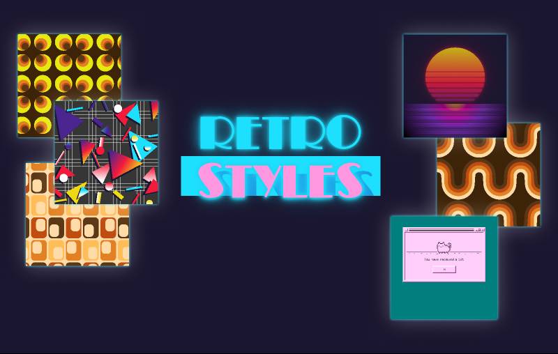 Retro Effects Figma Illustrations