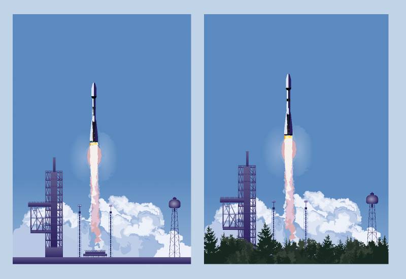 Rocket Launch Posters figma