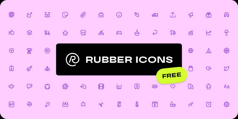 Rubber Figma Line Icon