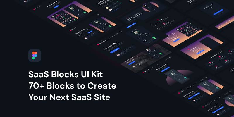 SaaS Blocks UI Kit Figma Design