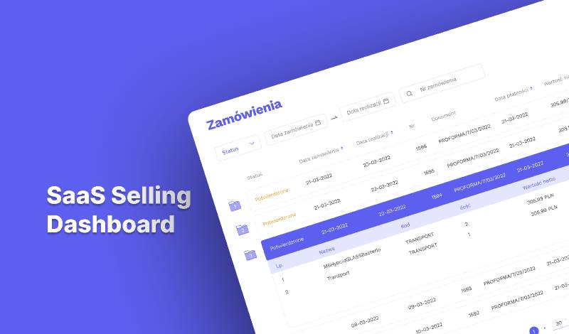 SaaS Selling Dashboard Figma Website Template