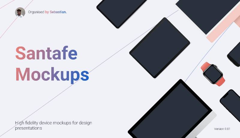 Santafe Mockups Figma Template