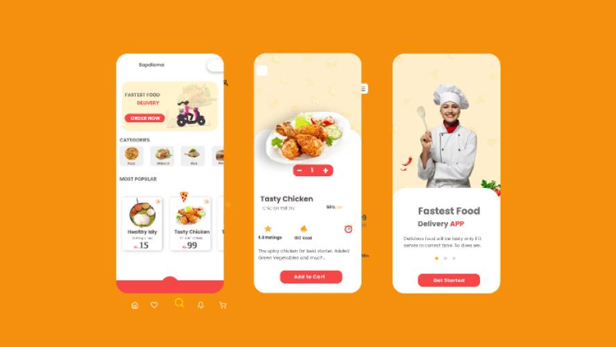 Sapadlama Food Mobile App Template