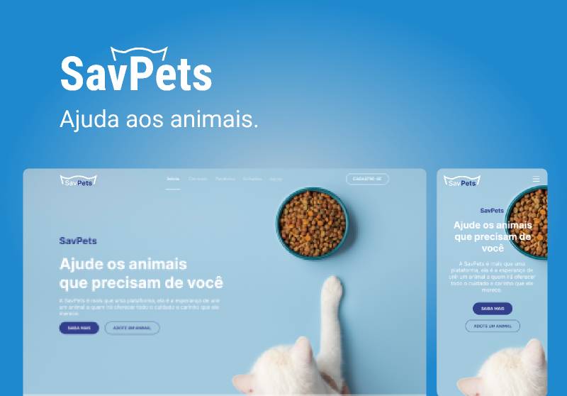 SavPets Pet Website Figma Template