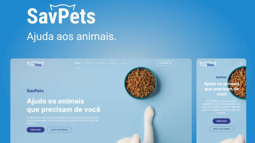 SavPets Pet Website Figma Template