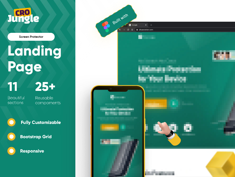 Screen Protector Landing Page UI4Free Screen Protector Landing Page UI4Free