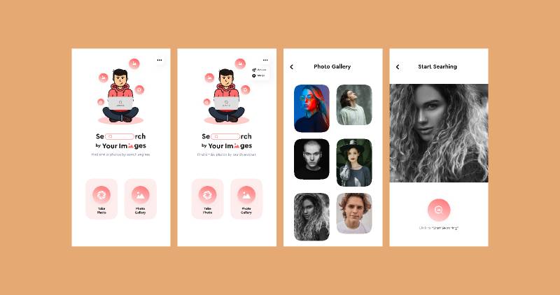 Search By Image Figma Mobile Ui Kit