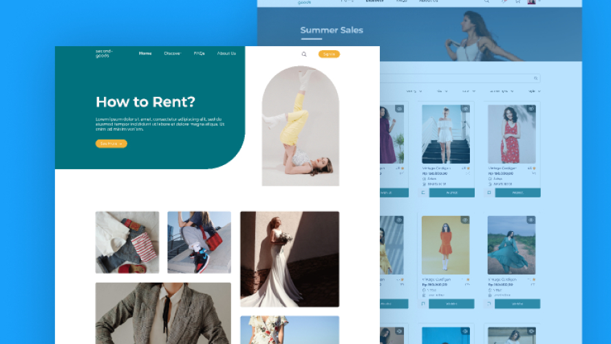 Second Goods Figma E-commerce Website Template