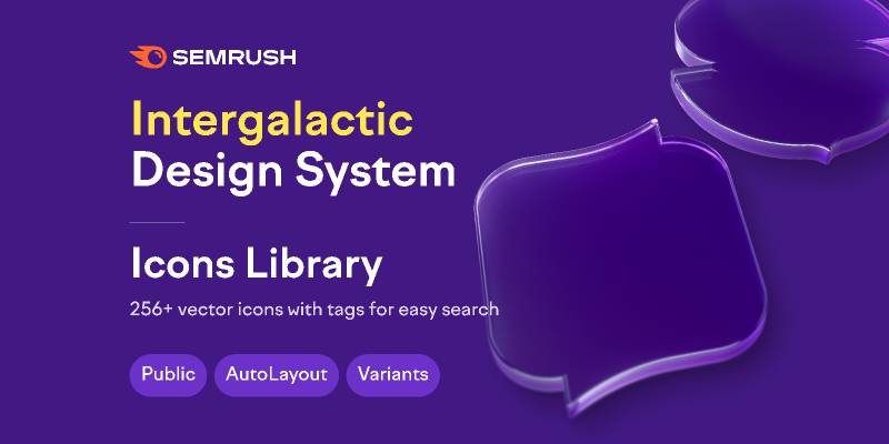 Semrush - Icons Library Figma Template