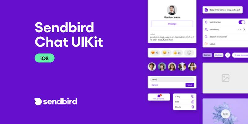 Sendbird-Chat UIKit - Figma iOS UI Kit