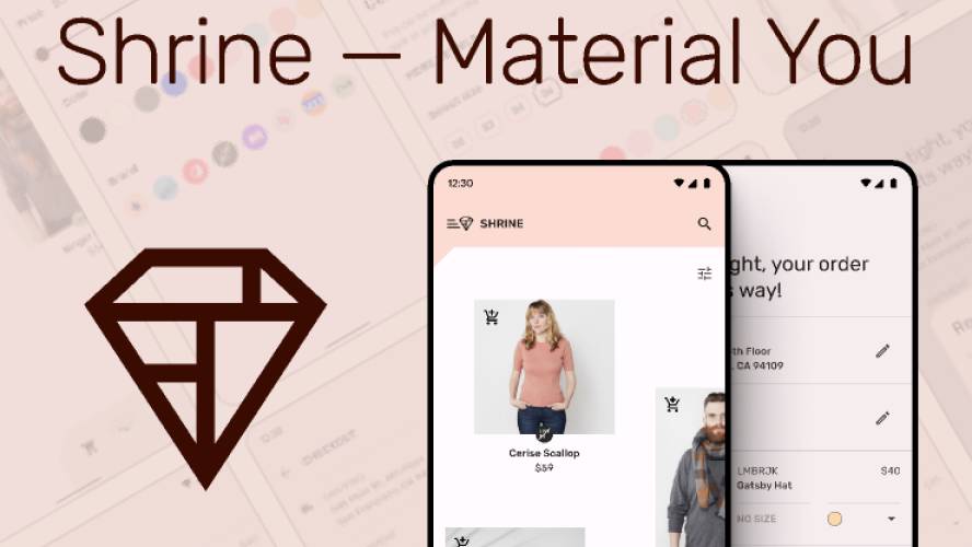 Shrine App Design (Material You) Figma Template