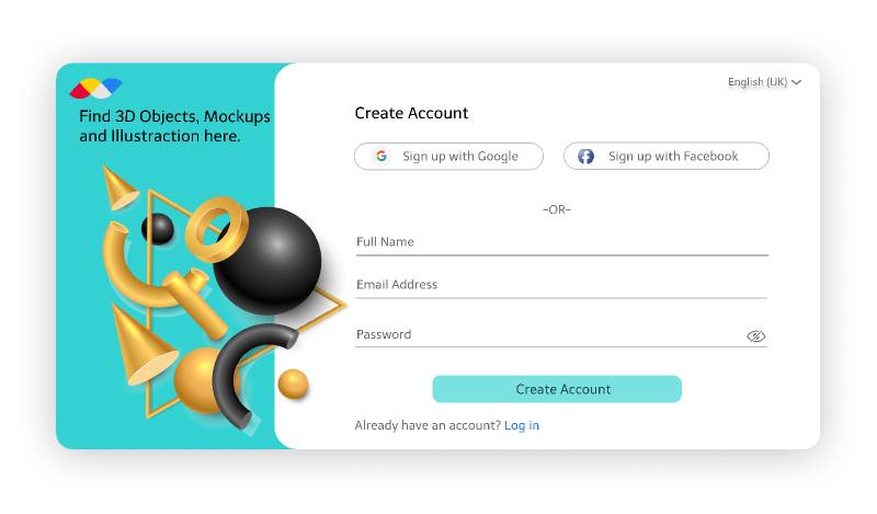 Sign up Page Figma Design
