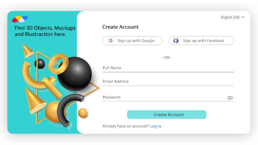 Sign up Page Figma Design