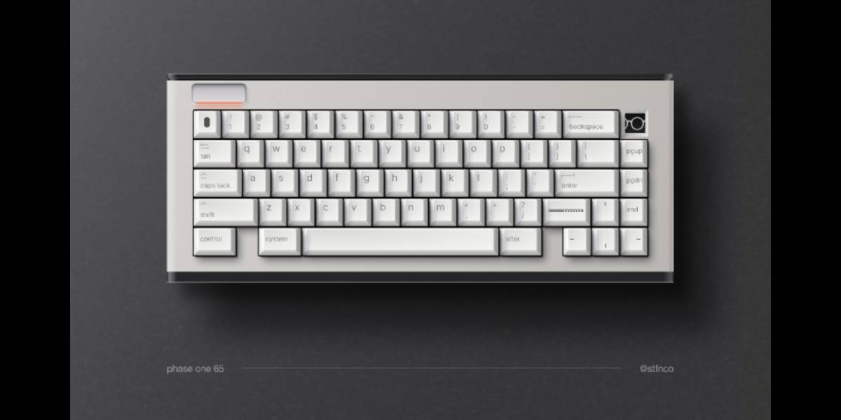 Skeumorphic mechanical keyboard figma illustration