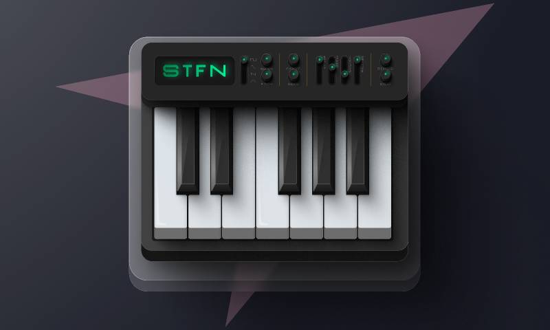 Skeuomorphic Synthesizer Figma Ui Kit Illustration