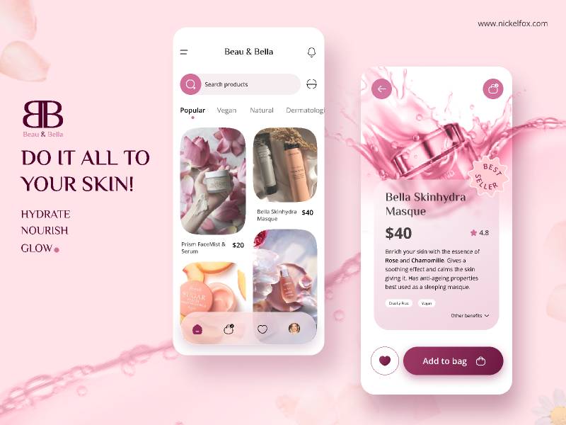 Skincare App Concept