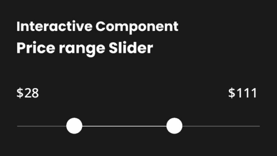 Slider - Interactive Component figma