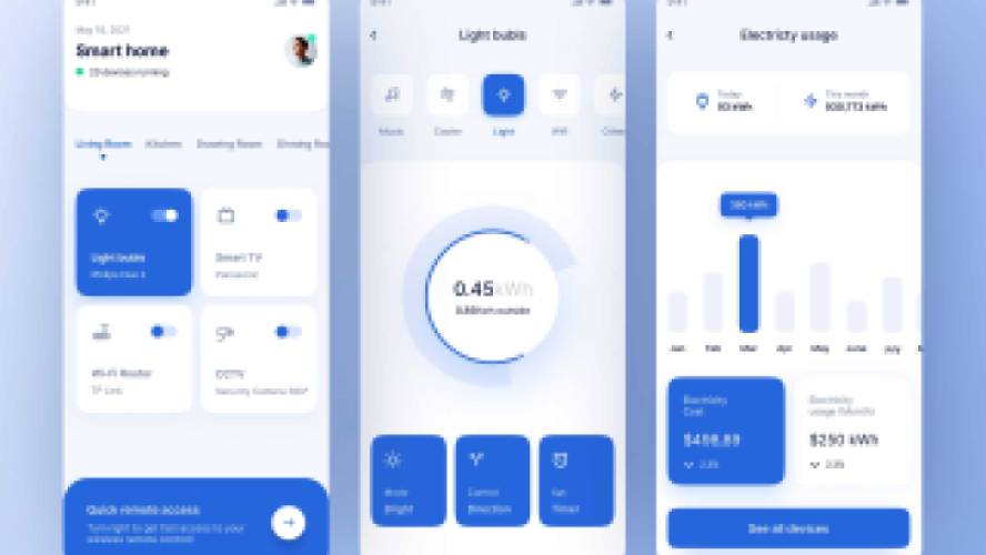 Smart Home App Figma Mobile Template