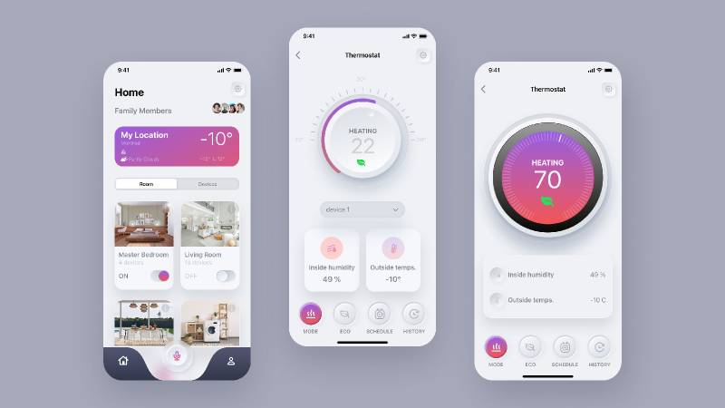 Smart Home Figma Mobile App
