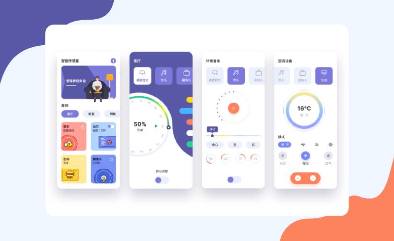 Smart home figma mobile figma template