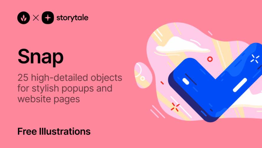 Snap Illustrations Figma free