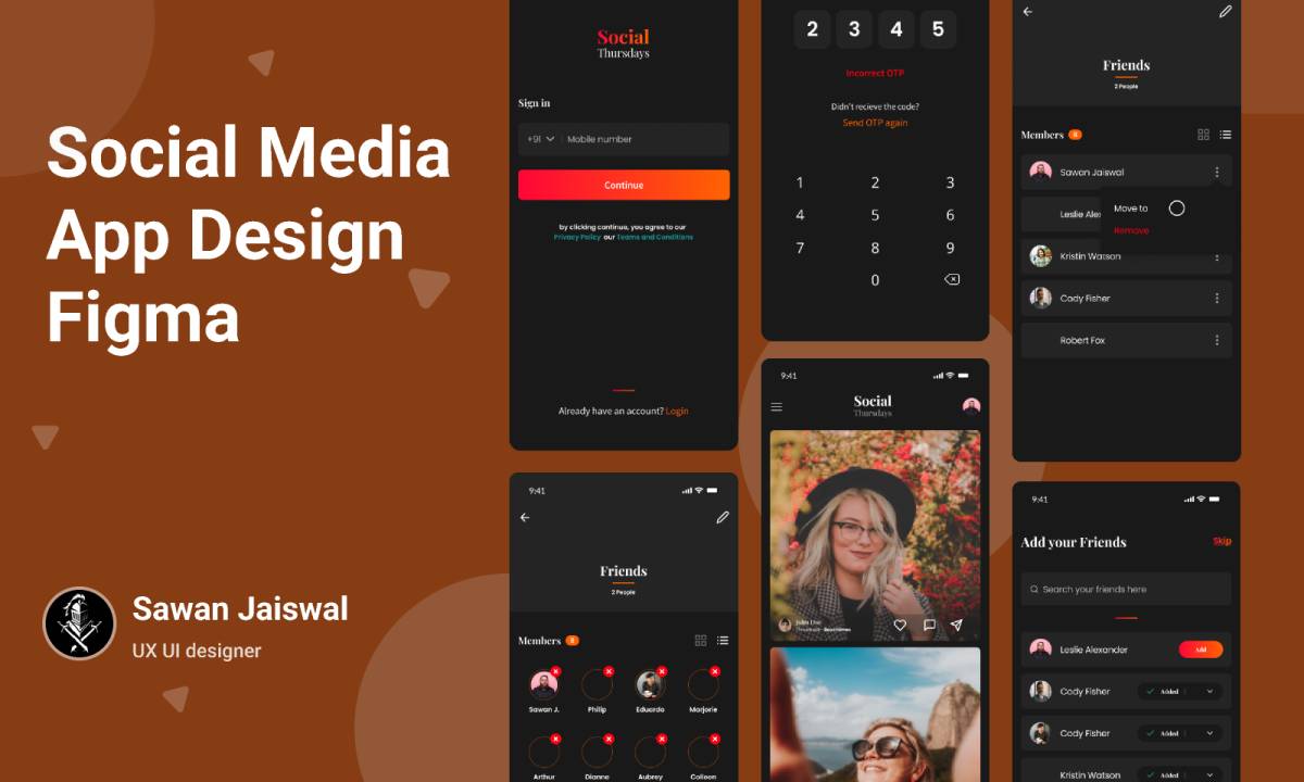 Social Media App - Sawan Jaiswal