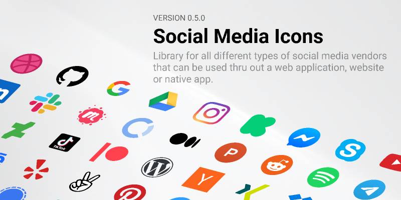 Social Media Icons Figma Ui Kit