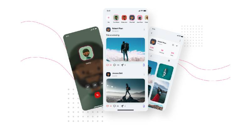 Social Media UI Kit Figma