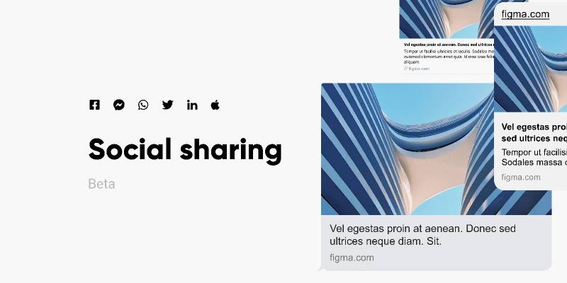Social Sharing Sample Post (Figma Template)