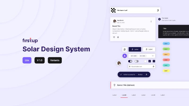 Solar Design System Figma Template