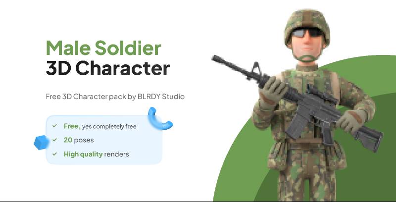 Soldier 3D Character