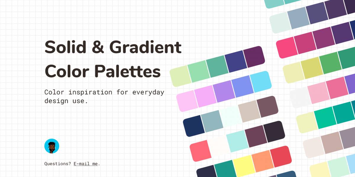 Solid & Gradient Color Palettes Figma Template