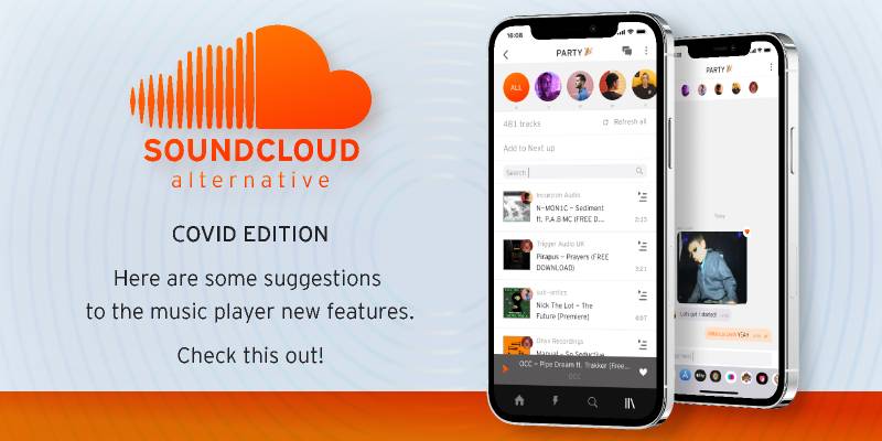 Soundcloud features figma template